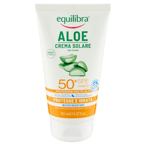 equilibra Aloe Crema Solare 50? SPF Protezione Molto Alta 150 ml